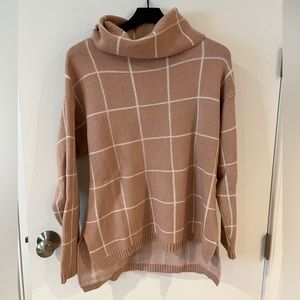 Square pattern sweater amazon cowl neck nonsmoking home